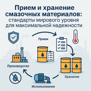 Прием и хранение смазочных материалов: стандарты мирового уровня для максимальной надежности
