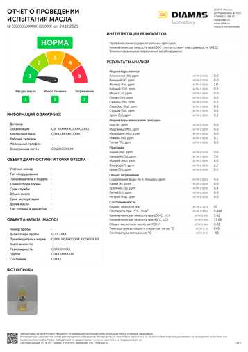 Пример отчета