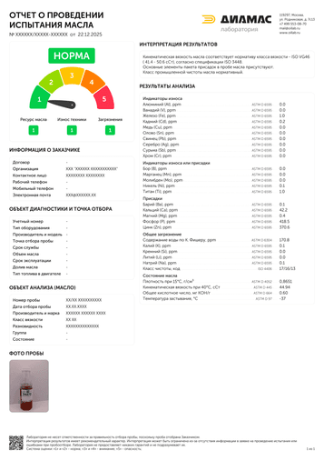 Пример отчета