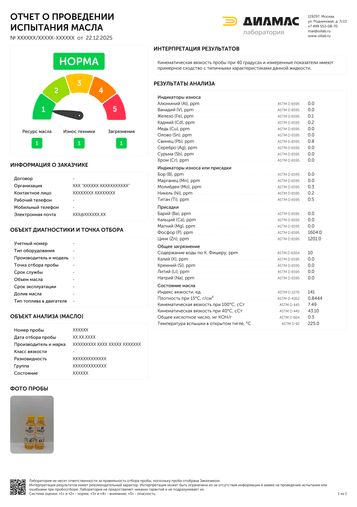 Пример отчета